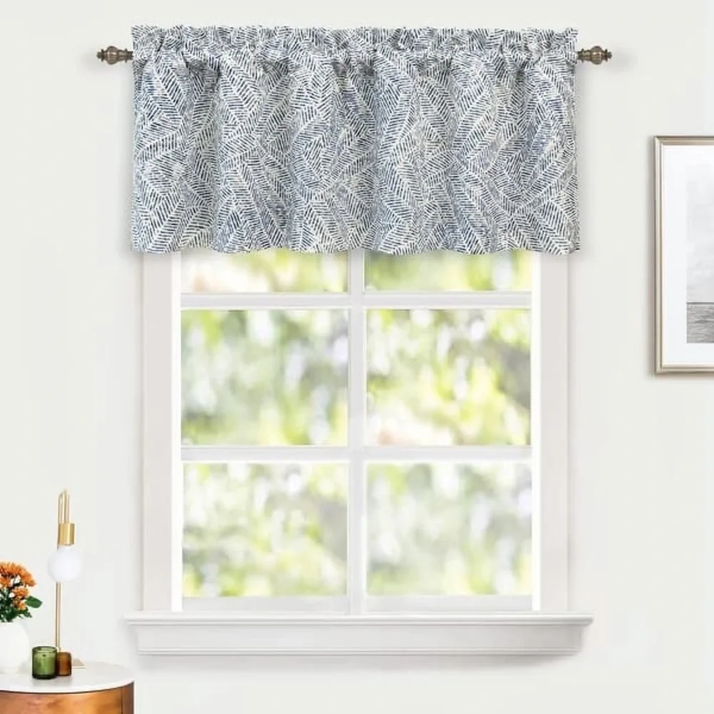 DriftAway Roman Linen Blend Blackout Valance Sz 52